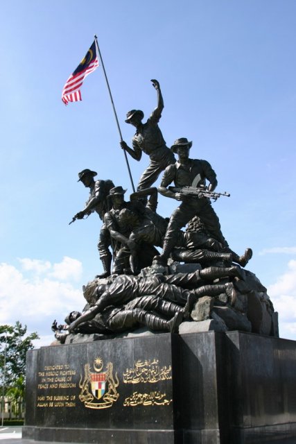 National Monument Tugu Negara Erected In Memory Of Fallen Heroes